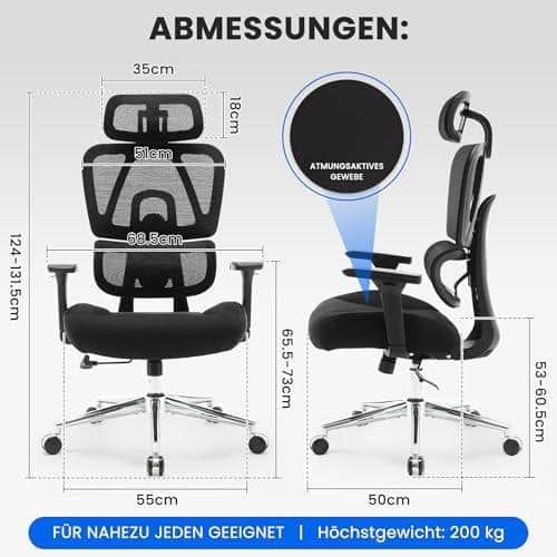 unsere Erfahrungen mit dem Fantasylab 3D Ergonomischen Bürostuhl